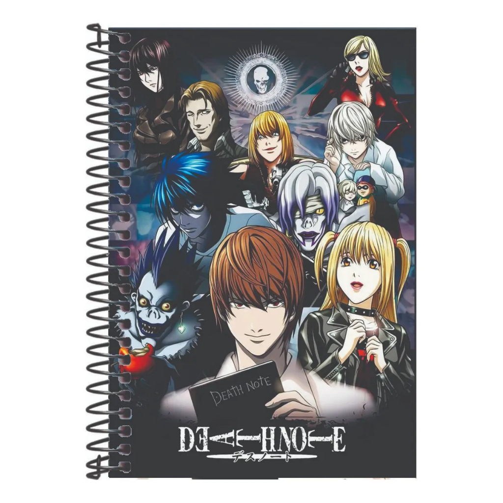 Caderno Escolar Anime Death Note- Diversos modelos| Geek, otaku