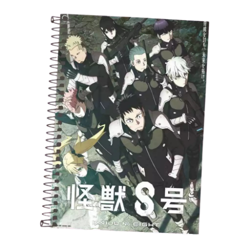 Caderno Escolar Anime Kaiju No. 8 | Geek, Otaku