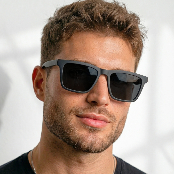 Óculos de Sol Napole Quadrado Premium Clássico Esportivo uv400 Feminino Masculino