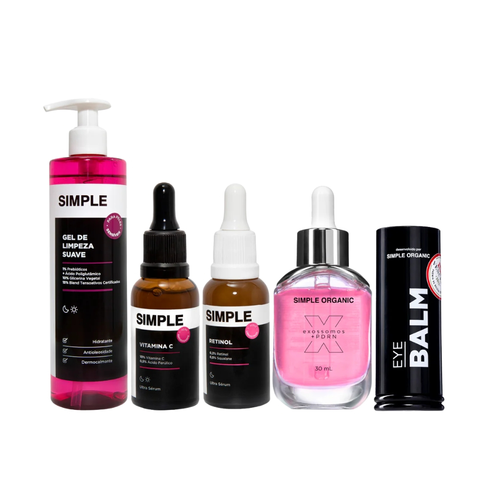 Kit Rotina Completa Dia E Noite Simple Organic