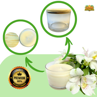 Kit Pote de Vidro com Tampa para Vela 150ml | Porta Vela Aromática | Velas Aromáticas Perfumada em Oferta na Shopee