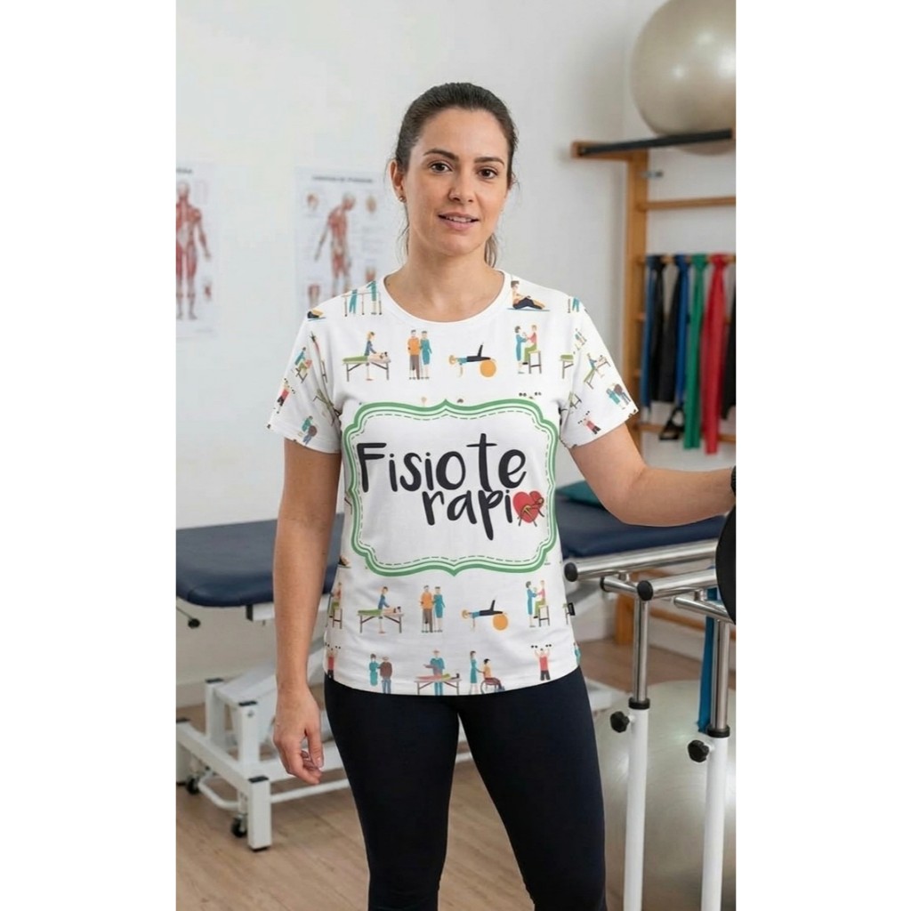 Camisa Fisioterapia ; Blusa Fisioterapia ; Tshirt feminina Fisioterapia