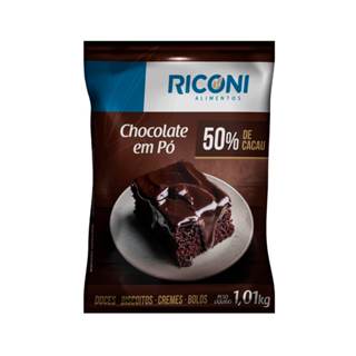 Cacau em Pó Riconi 32% / 50% Chocolate 1kg Profissional em Oferta na Shopee