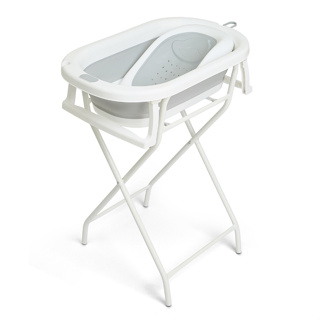 PIPDIP Kit Banheira Dobrável 3 em 1 Suporte de Altura Encosto Capacidade Até 44 Litros Portátil Plástico Borracha Ferro em Oferta na Shopee