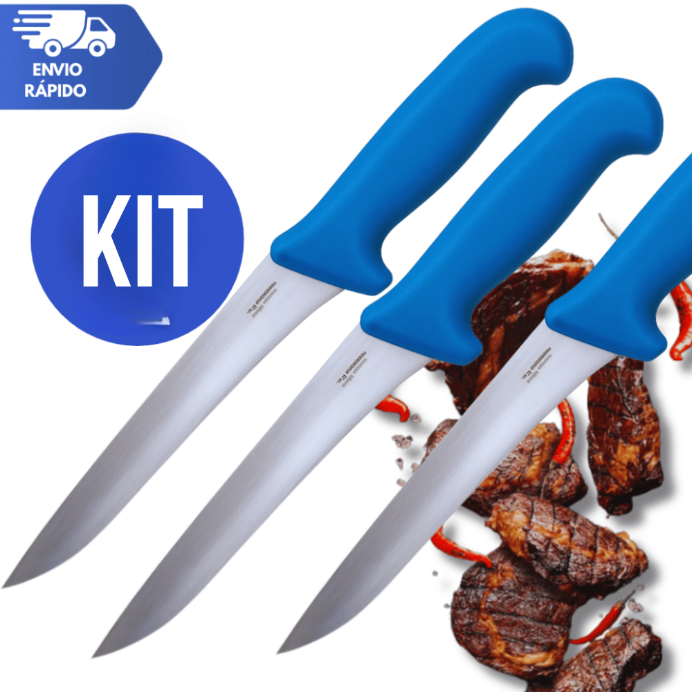 Faca Profissional para Desossar 6" de Açougueiro  Aço Inox Utensílios Para Cozinha multiuso Premium Utilidades