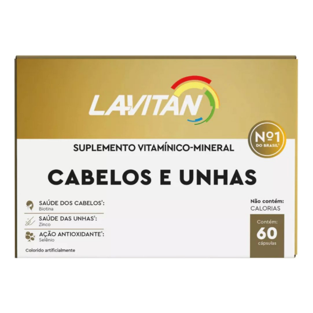 Lavitan Cabelos e Unhas 60 Cápsulas