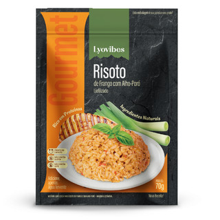 Comida Liofilizada Risoto De Frango Com Alho-poro Lyovibes