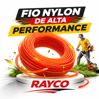 Fio Nylon Para Rocadeira 1,6mm, 1,8mm, 2,4mm, 2,7mm Redondo Universal em Oferta na Shopee