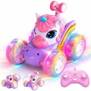 Carrinho de Controle Remoto Unicórnio 360 Brinquedos Menina Carros Giratórios em Oferta na Shopee