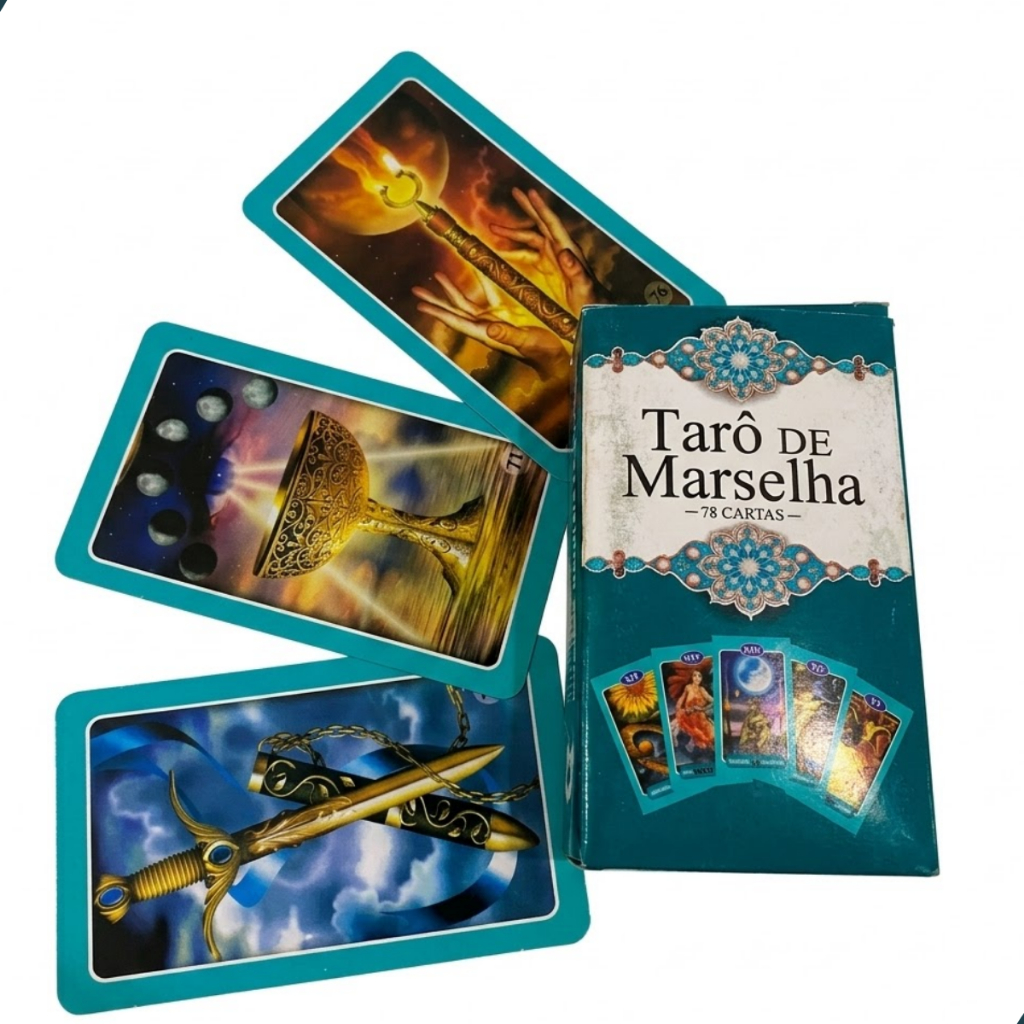 Baralho Cigano Marselha Tarot Umbanda E Candomble 78 Cartas