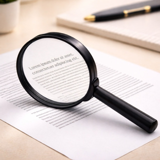 Kit te 2 Lupa de Aumento 50mm Leitura Zoom Vidro Cabo Plástico Idosos Artesanato Por em Oferta na Shopee