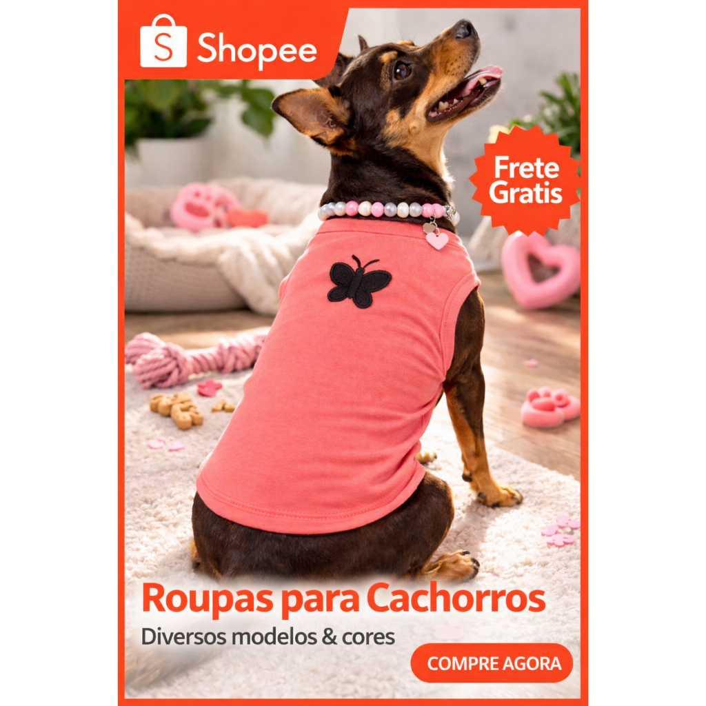 Roupa Pet Cachorro Regata com Borboleta varias cores | Confortável e Estilosa  Pet pequenos pischer