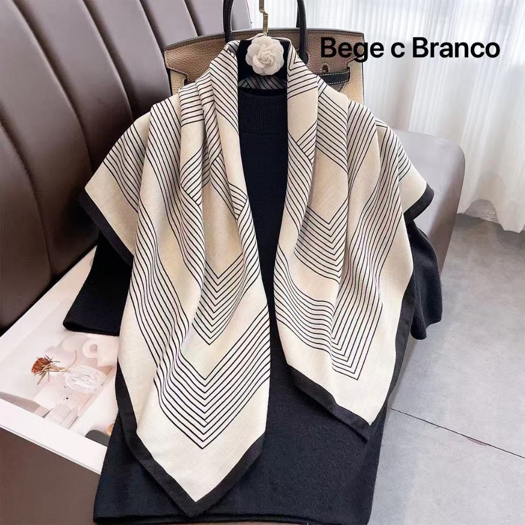 lenço cetim 90cm*90