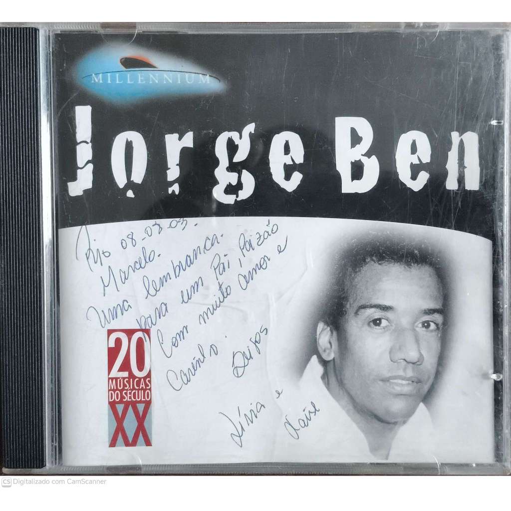 CD JORGE BEN MILLENNIUM  1999 ( CAPA TEM ESCRITA COM CANETA CD BOM ESTADO )