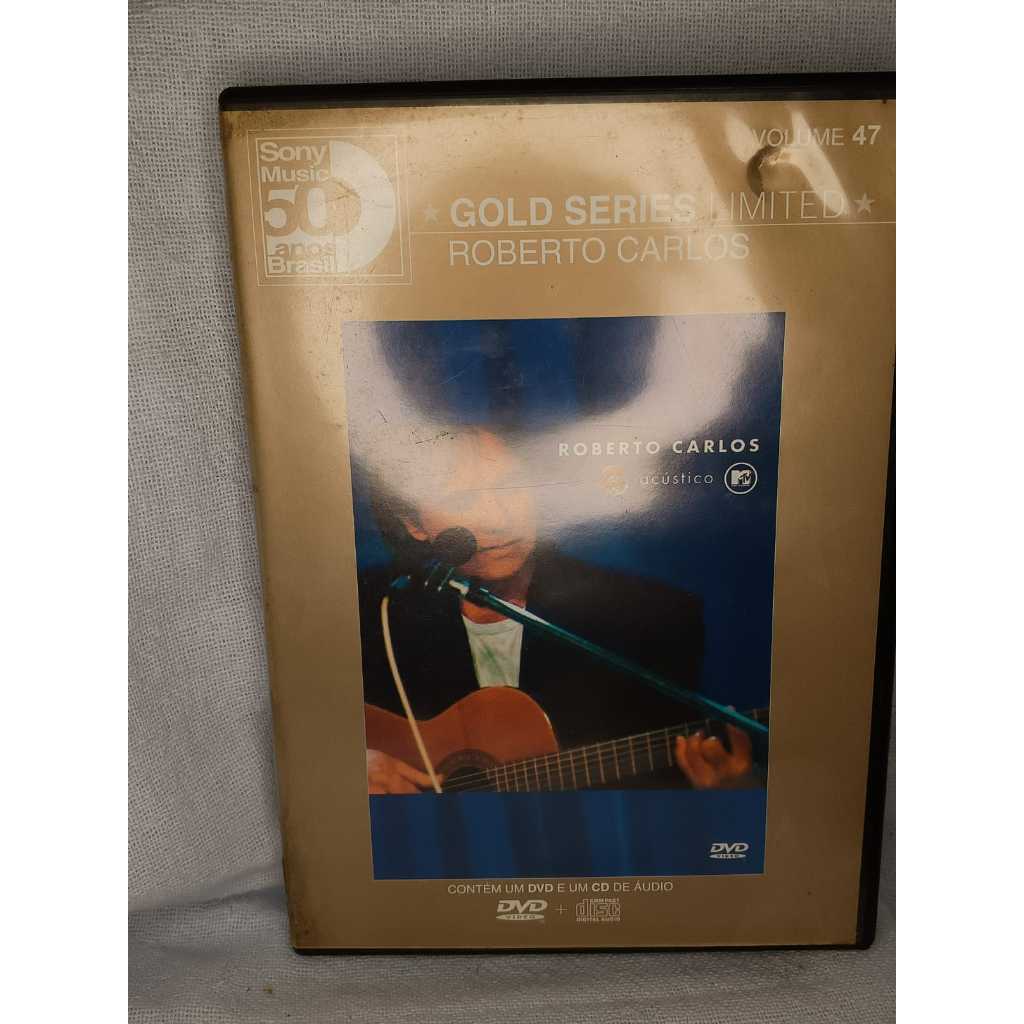 DVD - Gold Series Limited Roberto Carlos CD + DVD (Original)