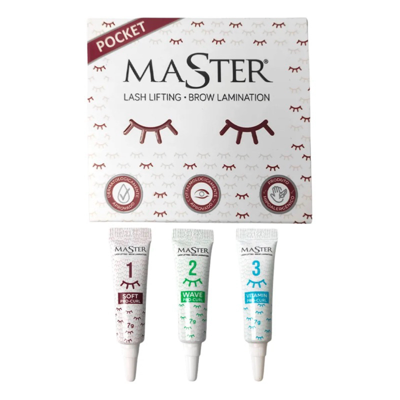 Kit Master Pocket Para Lash Lifiting E Brow Lamination