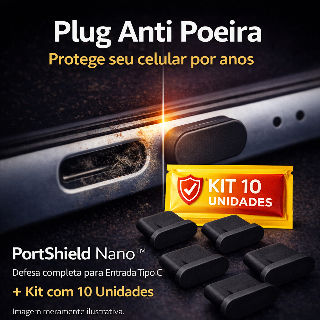 Plug ( Plugue) Anti poeira para celular / Notebook   para entrada Tipo C / IPHONE em Oferta na Shopee