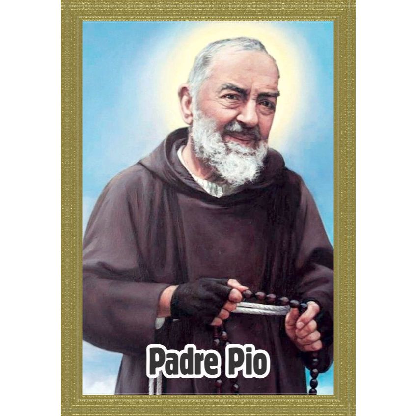 Santinho Oração Santo Padre Pio