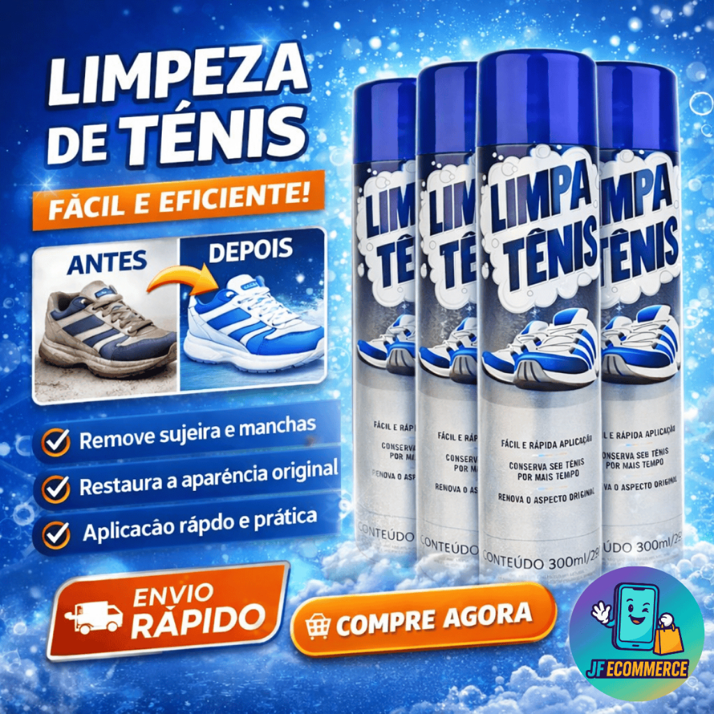 Kit 1 Até 4 Limpa Tênis Branco Colorido Espuma Mágica Limpa Tênis Petroplus Spray Limpador a Seco