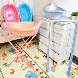 Conjunto Banho Do Bebê Banheira Suporte Para Banheira Essencial em Oferta na Shopee
