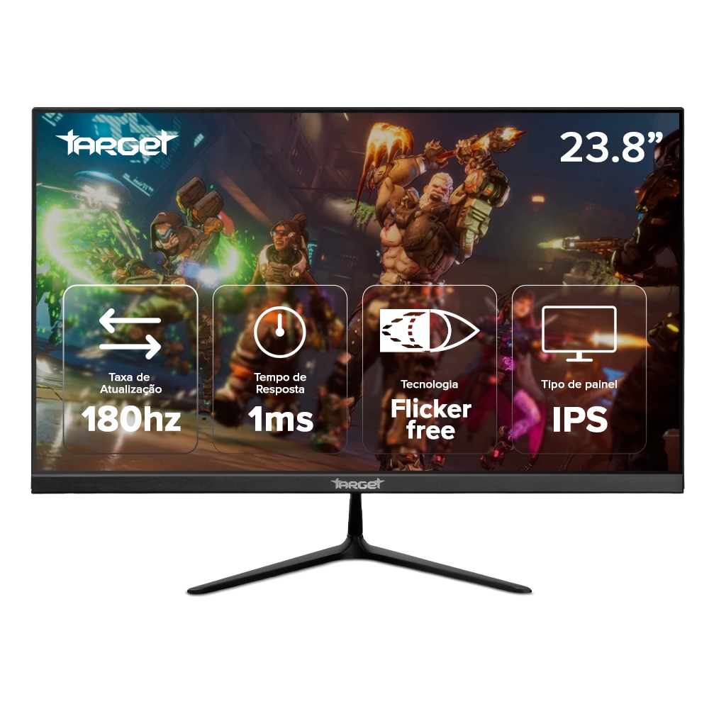 Monitor Gamer Tgt Altay Ts5, 23.8 Pol, Ips, Fhd, 1ms, 180Hz, Hdmi/dp, Tgt-atts5-bl05 - Miniatura 2
