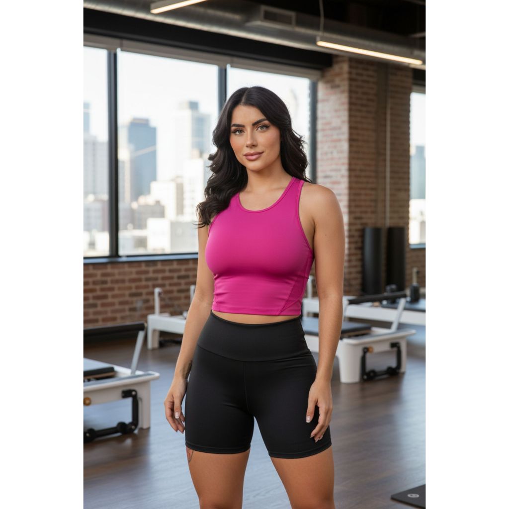 Shorts curto suplex modeladora fitness sports cós alto zero transparência academia esportiva lipo