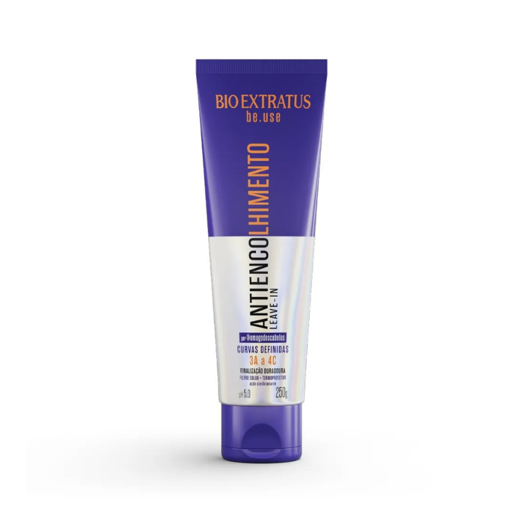 Leave-in Antiencolhimento be.use Bio Extratus 250g Antifrizz Termoprotetor