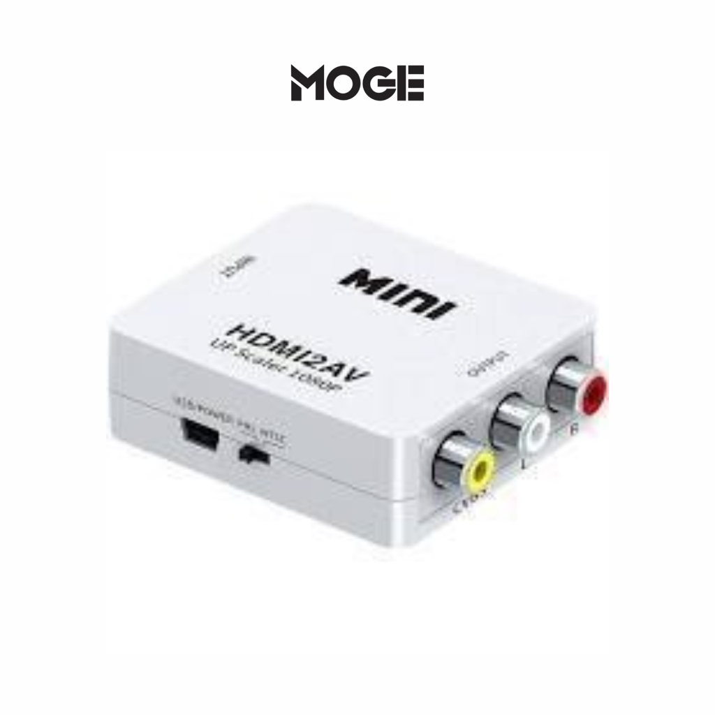 Conversor HDMI para AV RCA | Full HD 1080p | USB | Knup KP-3455