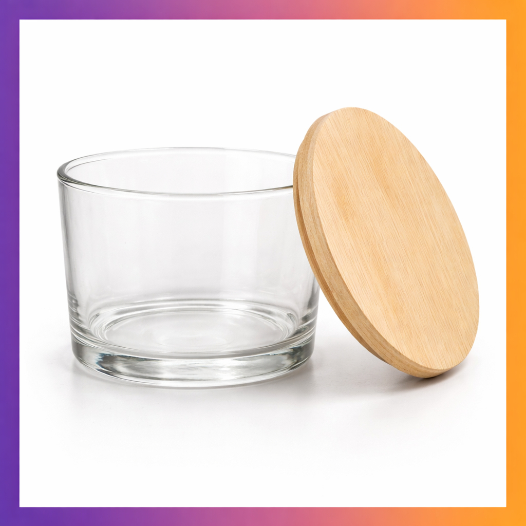 Kit Potes de Vidro para Velas 150ml com Tampas Madeira Pote para Vela Lembrancinha Nadir Figueiredo em Oferta na Shopee