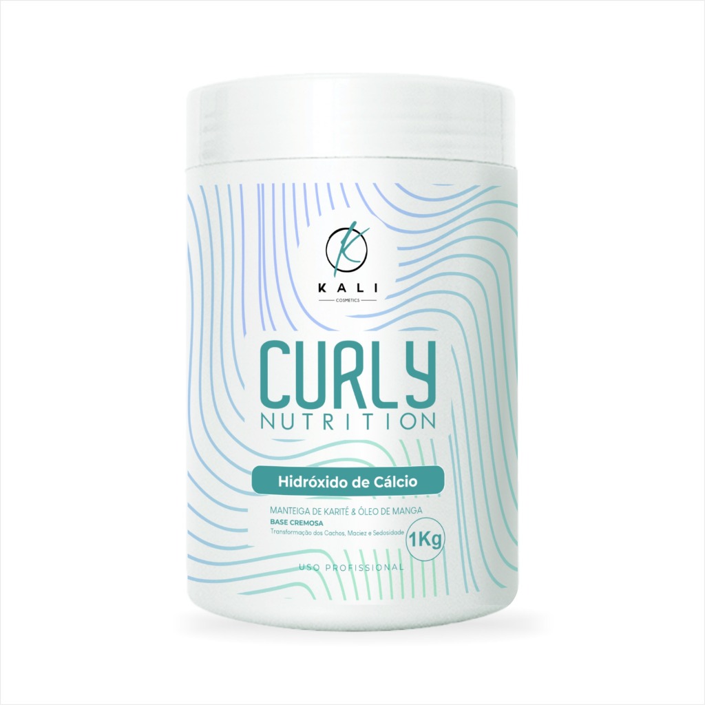 Creme Relaxamento para Cachos Hidróxido de Cálcio 1Kg Kali Cosmetics