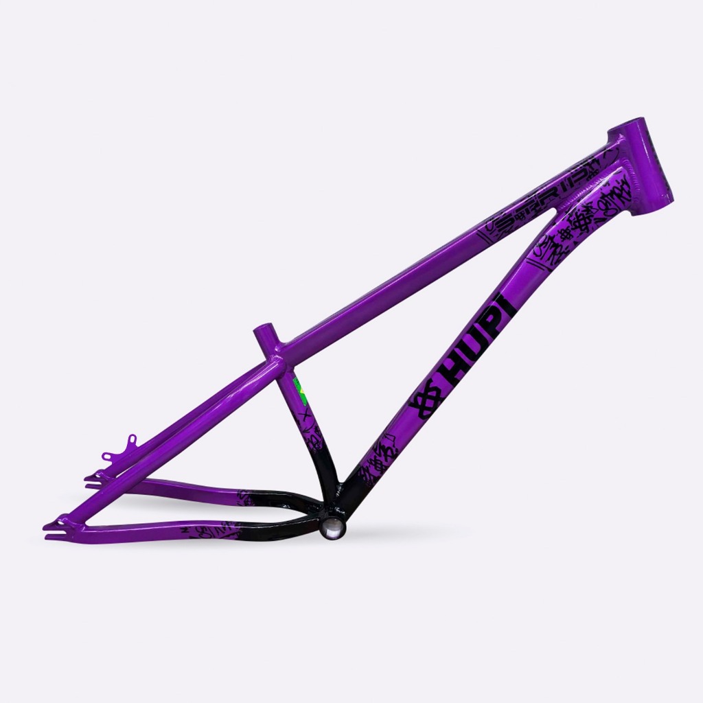Quadro Hupi Strip Aro 26 Single Speed Modelo Novo Lançamento 2026 Aluminio Gancheira Horizontal