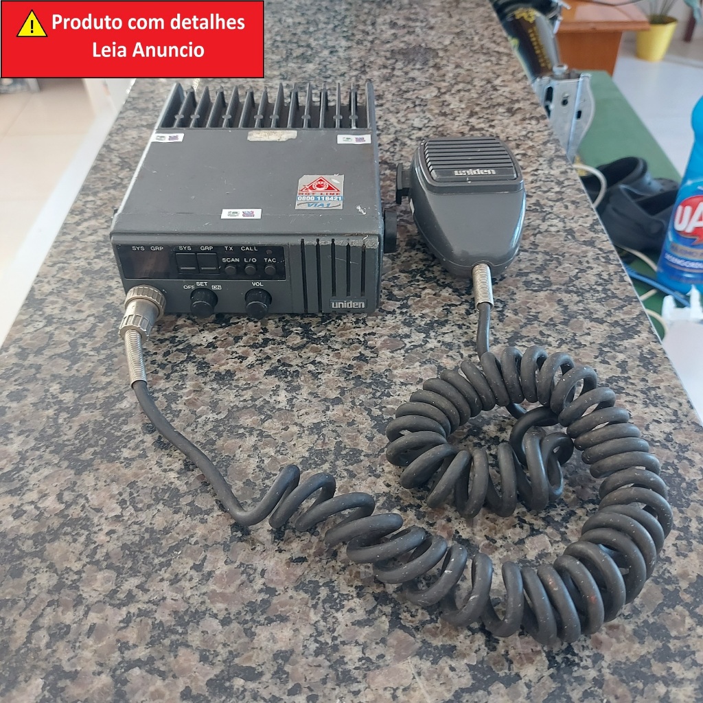 Rádio Tx Comunicador Uniden Antigo - Leia Anuncio (Usado)