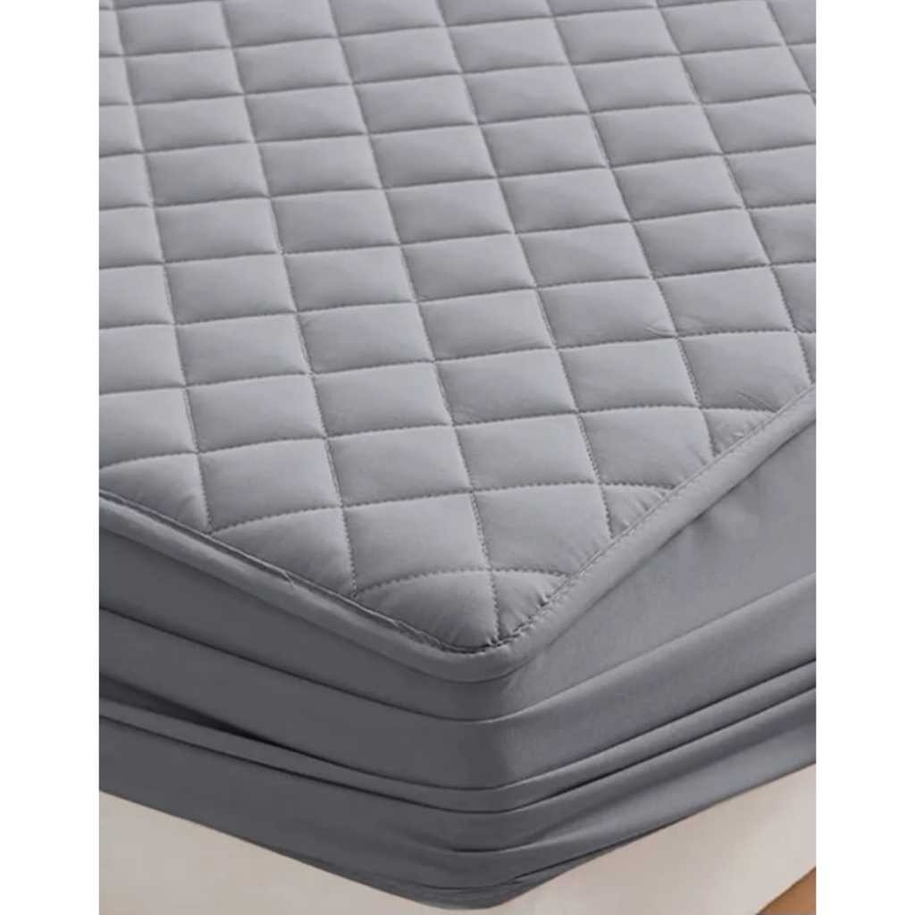 Protetor de colchão impermeável de solteiro + 1 porta travesseiro