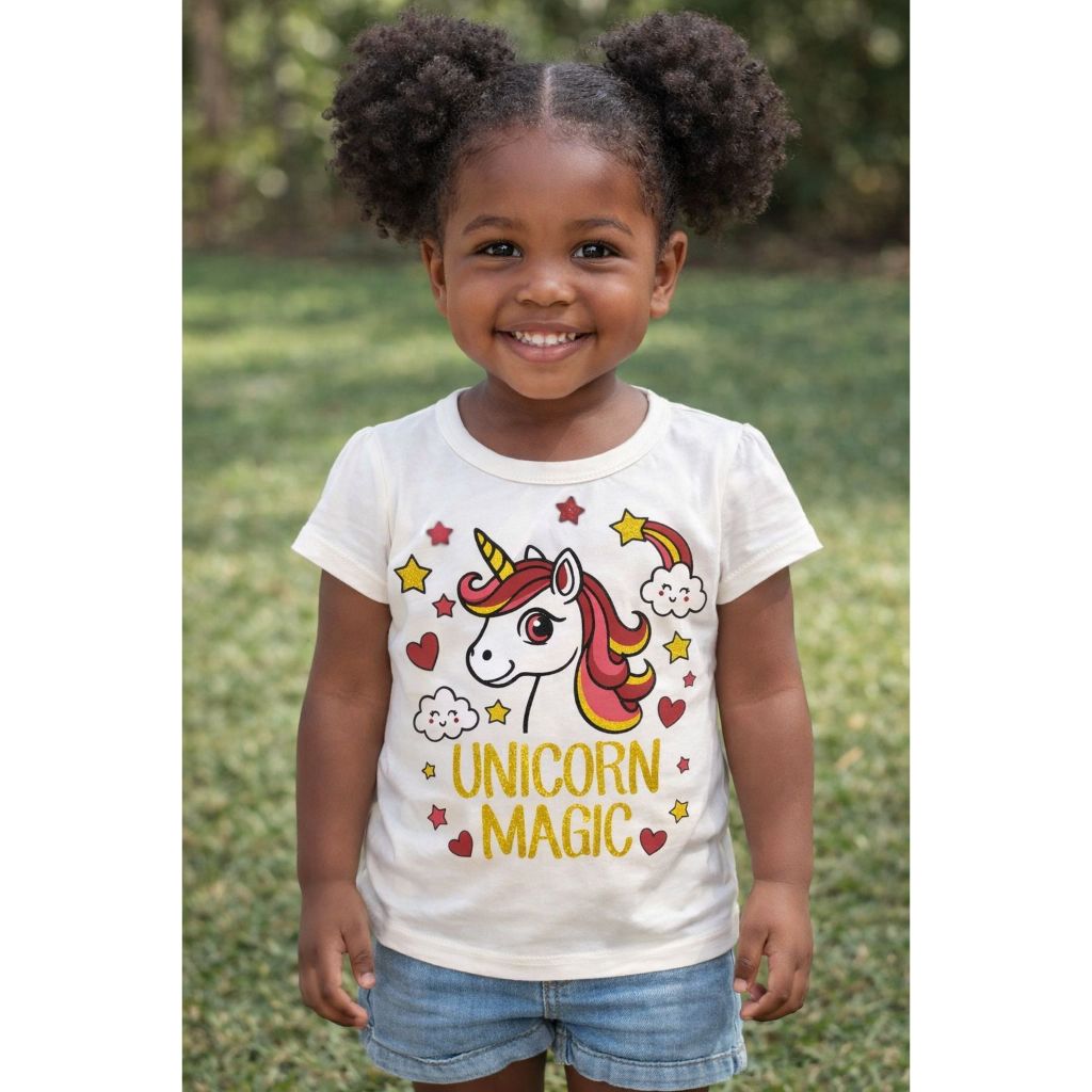 Kit 3 Blusas Infantil Feminina Verão Manga Curta /Camiseta Estampada Menina 100% Algodão Leve Fresca em Oferta na Shopee