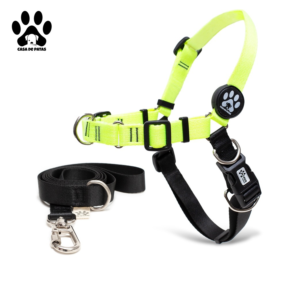 Peitoral Antipuxão + Guia | Para Cachorro que Puxa Muito | Controle Imediato no Passeio