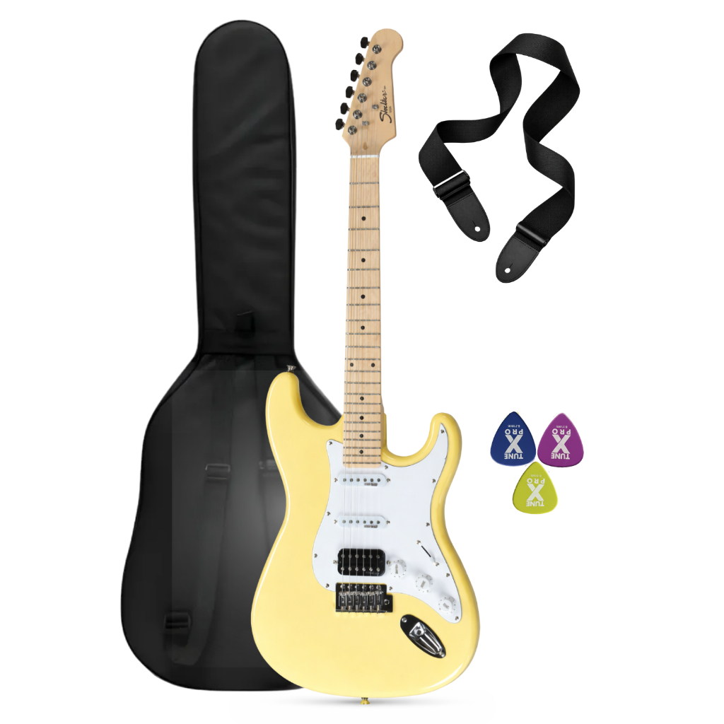 Imagem Guitarra Shelter Ssw Stratocaster + Bag+ Correia + Palhetas