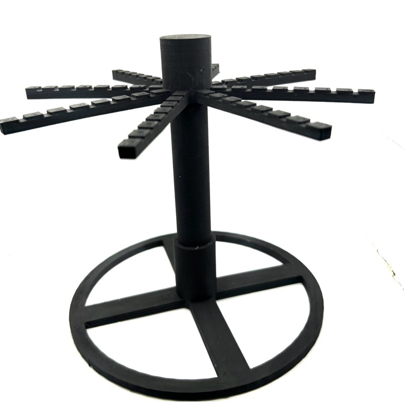 Suporte para Chaveiros Giratório de Mesa Display com Base Estável e 8 Braços Cor Aleatória