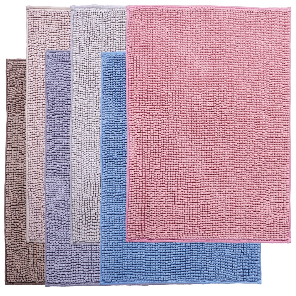 Kit 6 Tapetes Popcorn Passadeira 45cm x 1,00m Antiderrapante SORTIDO - Bene Casa