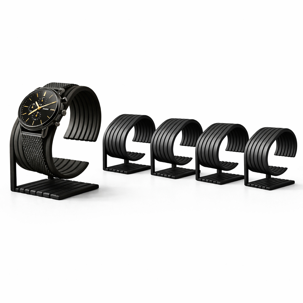 Kit 5 Suporte Expositor de Mesa Para Relógio De Pulso Smartwatch