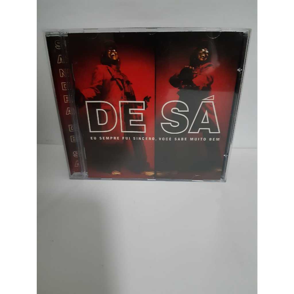 Cd Sandra de Sá - Eu Sempre Fui Sincero, Você Sabe Muito Bem - 1998 (ITEM DE COLECIONADOR)