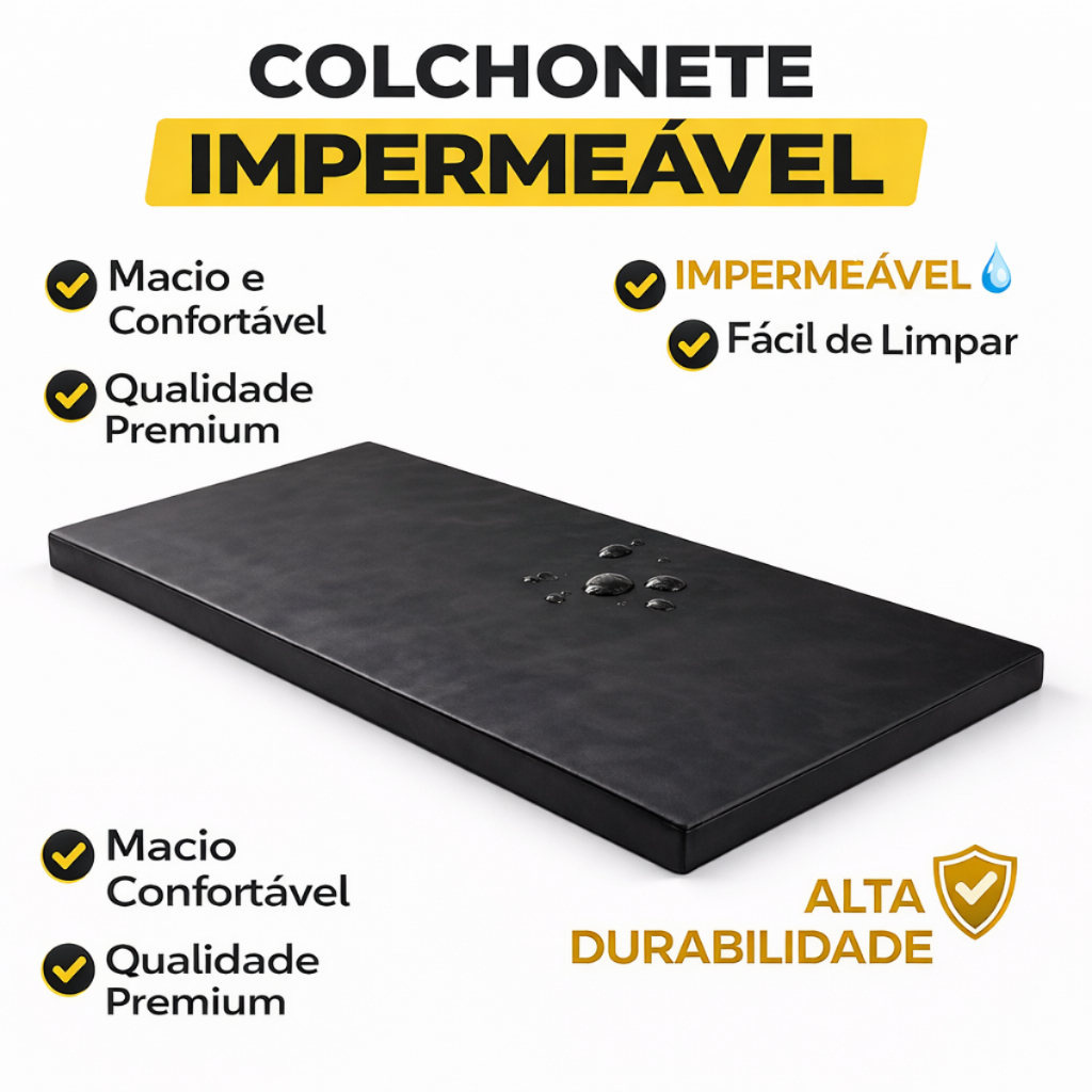 Colchonete para academia treino ideal pilates yoga alongamento exercicios reforçado confortavel impemeavel profissional em Oferta na Shopee