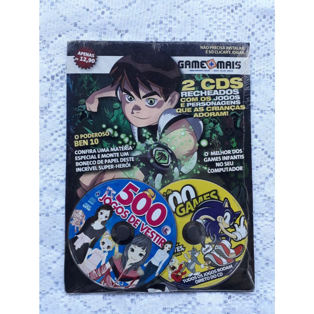 Cd De Jogos Game + mais CENTENAS Games jogos Ben 10 E + L101