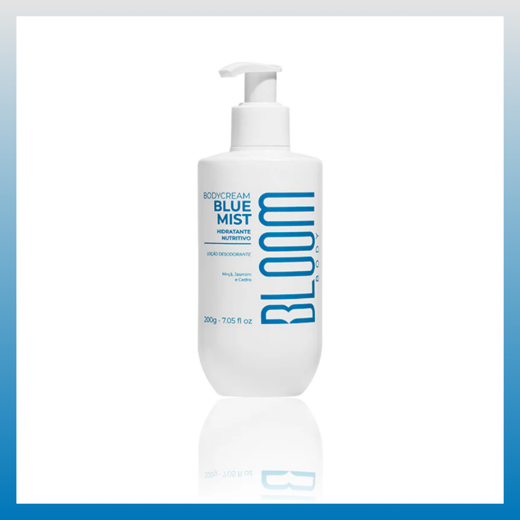 Body Cream Blue Mist Hidratante Corporal Bloom - 200ml em Oferta na Shopee