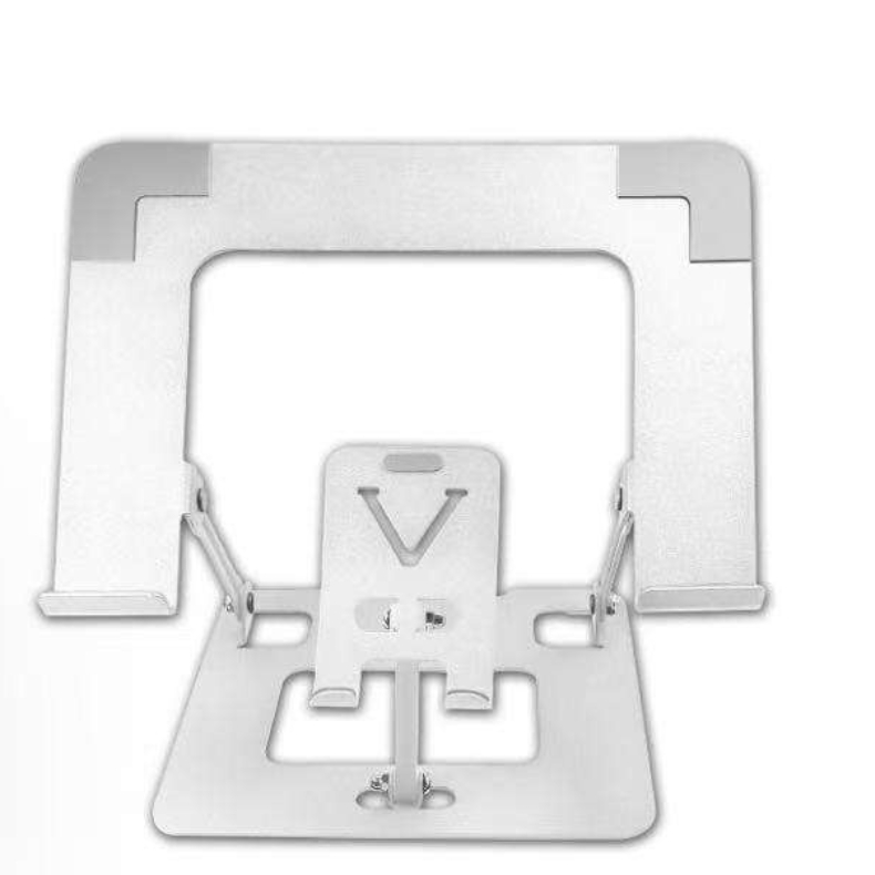 Suporte Dobrável para Notebook Tablet e Celular em Alumínio Ajustável Antiderrapante