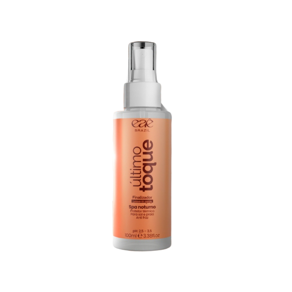 Leave-in Ultimo Toque 100ml Eaê Brazil Formula Liquida Anti-Frizz Proteção Termica Suavidade Capilar