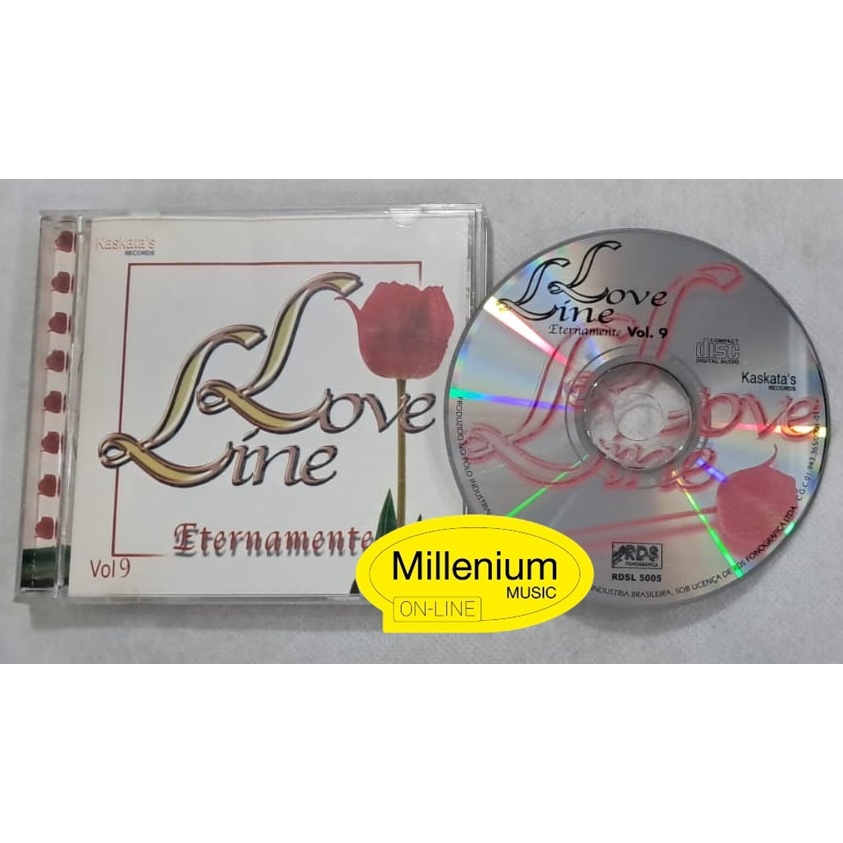 CD Love Line Eternamente Volume 9  -1999 Original Gravadora Colecionador Ótimo Estado