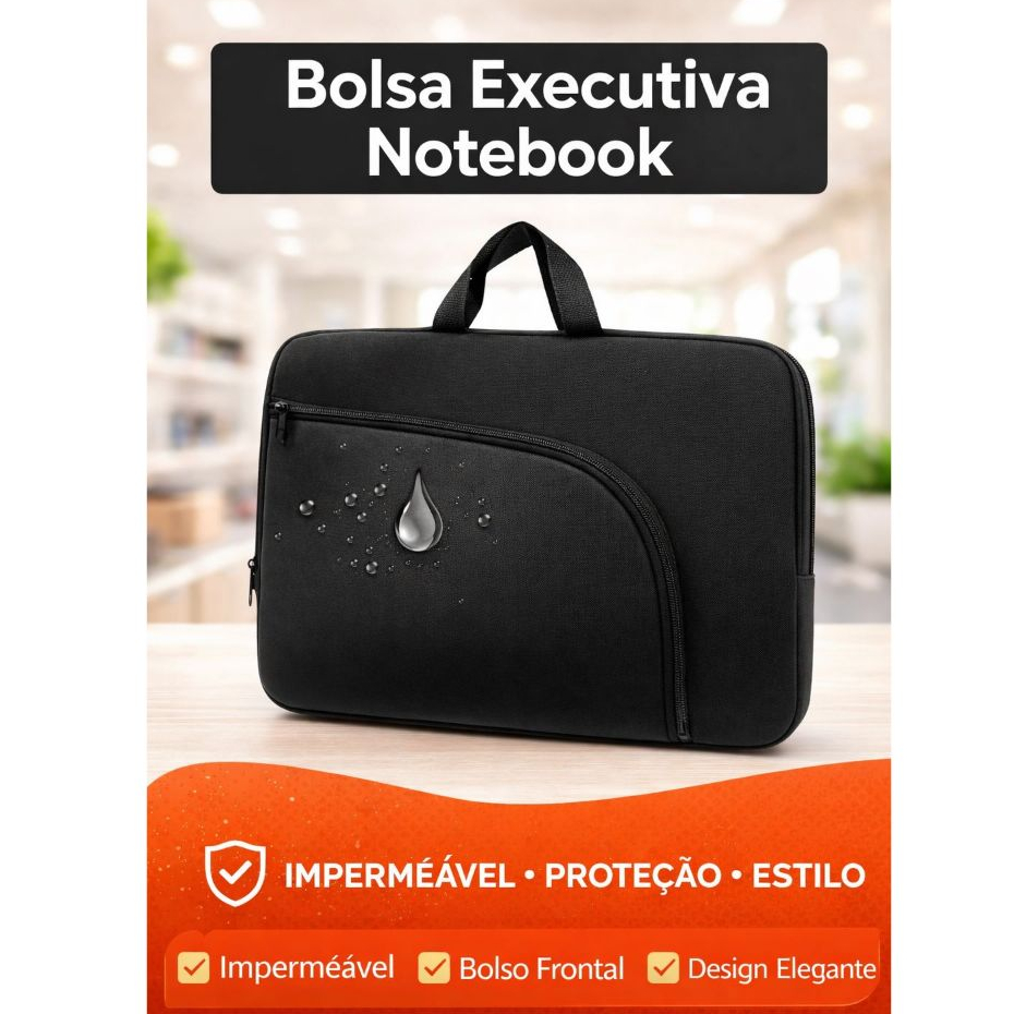 ASALOOG PASTA NOTEBOOK PREMIUM IMPERMEÁVEL COM E SEM ALÇA Ref: 15.6