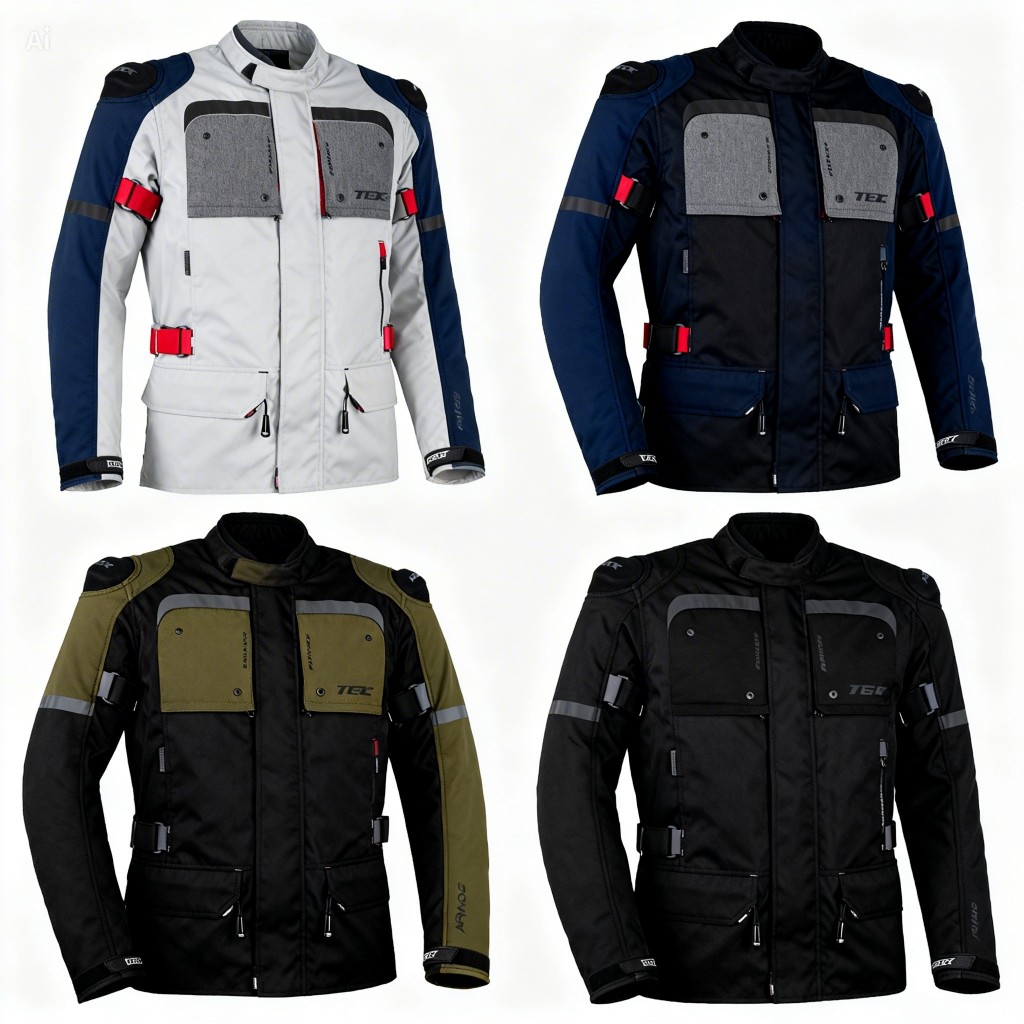 Jaqueta Motociclista Texx Armor Masculina Impermeável Com Proteção CE - Diversas Cores