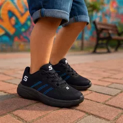 Tênis Infantil Masculino Solado Antiderrapante Alta Resistência Super Confortável Ideal Para Dia Dia