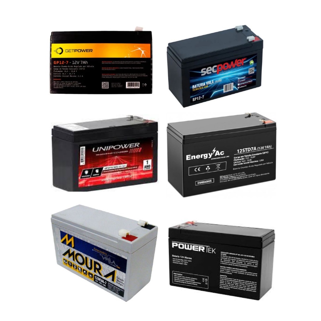 Nobreak Sistema de Alarme Energia 12v 7a Ts Shara